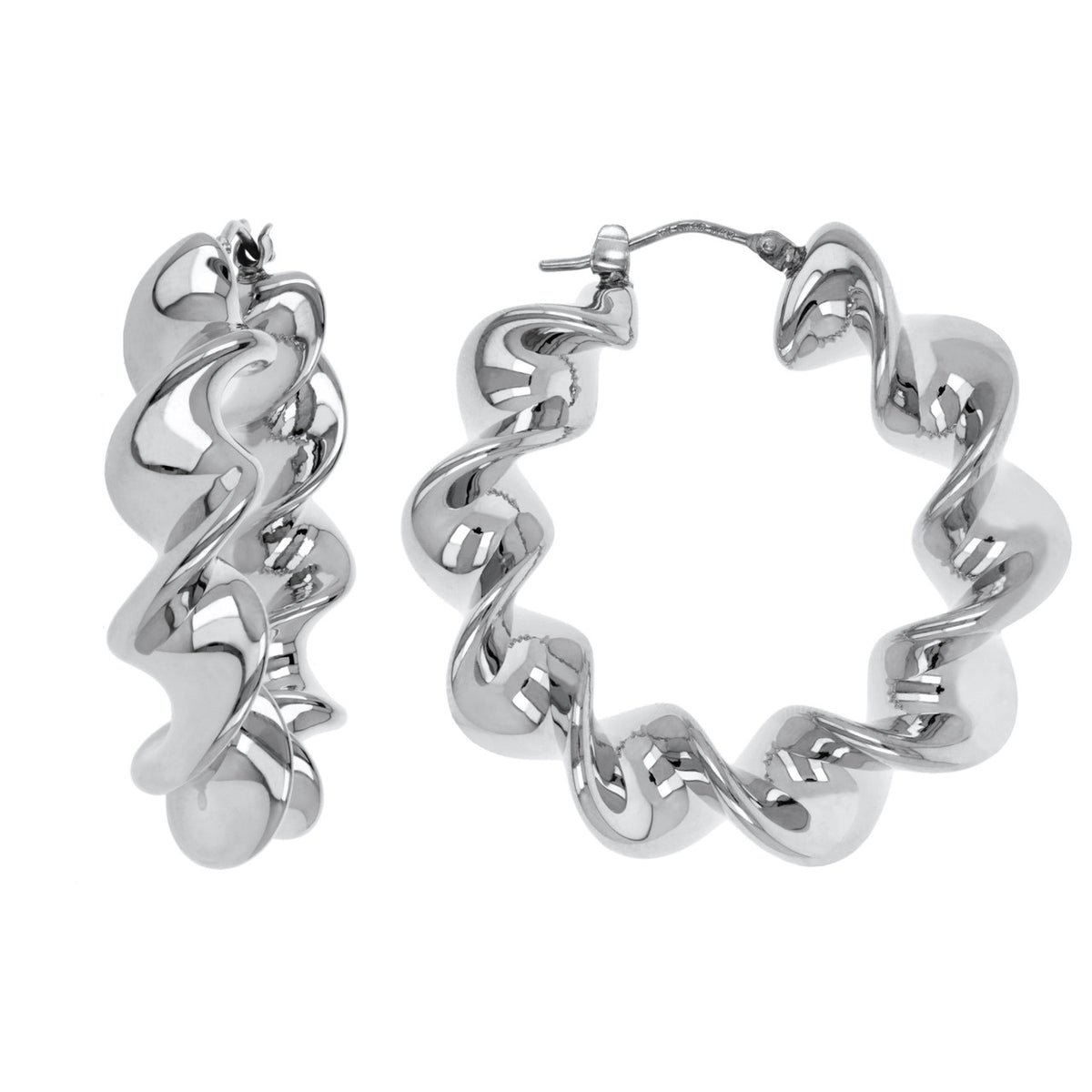 【限定セール！】 MULTI-TWIST-HOOP-EARRING- アクセサリー