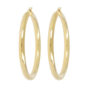 BIG HOOP EARRINGS - WSRE00094 front and side