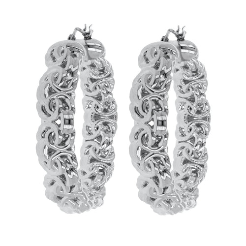 BYZANTINE HOOP EARRINGS - WSRE00007
