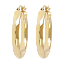 CLASSIC HOOP EARRINGS  - WSRE00070 front and side