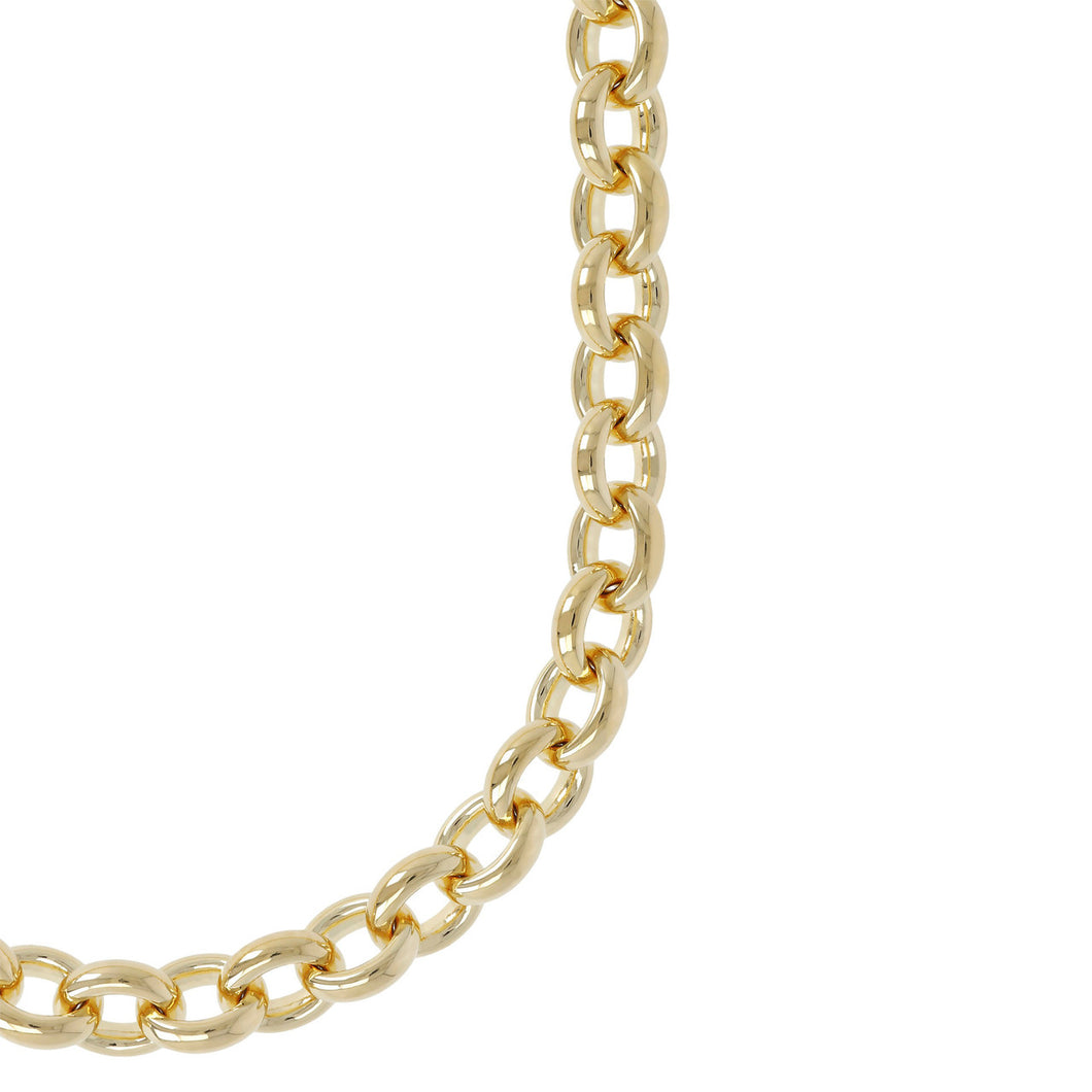 CLASSIC OVAL ROLO NECKLACE - WSRE00061 from above