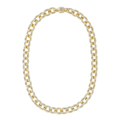 CLASSIC OVAL ROLO NECKLACE - WSRE00061