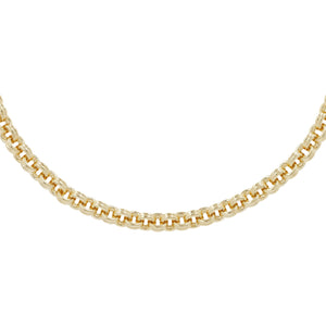 DOUBLE ROLO LINK NECKLACE - WSRE00106 from above