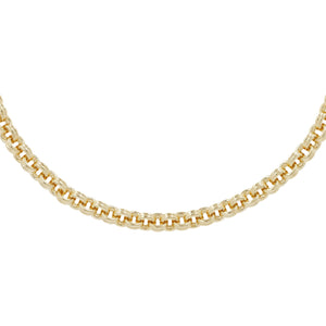 DOUBLE ROLO LINK NECKLACE - WSRE00106 from above