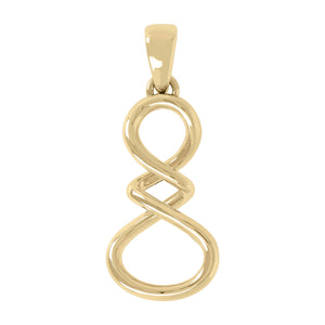 REFINED TWISTED PENDANT - WSRE00098