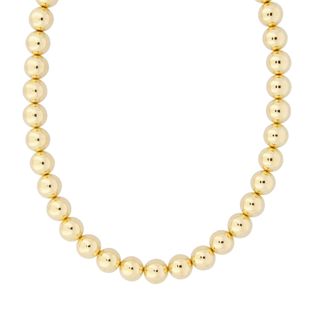 ROUND BEAD NECKLACE - WSRE00034 from above
