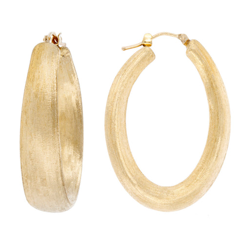 ICONIC BOMBÉ TWIST ROPE HOOP EARRINGS – Soave Oro