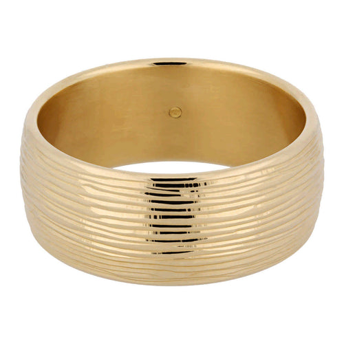 TEXTURED LINES WIDE BANGLE - WSRE00052